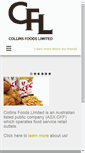 Mobile Screenshot of collinsfoods.com